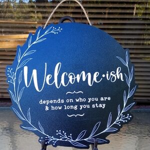 Welcomish Door Hanger